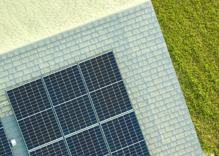 Overkapping zonnepanelen