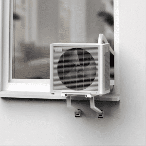 Buitenunit impressie Midea portasplit